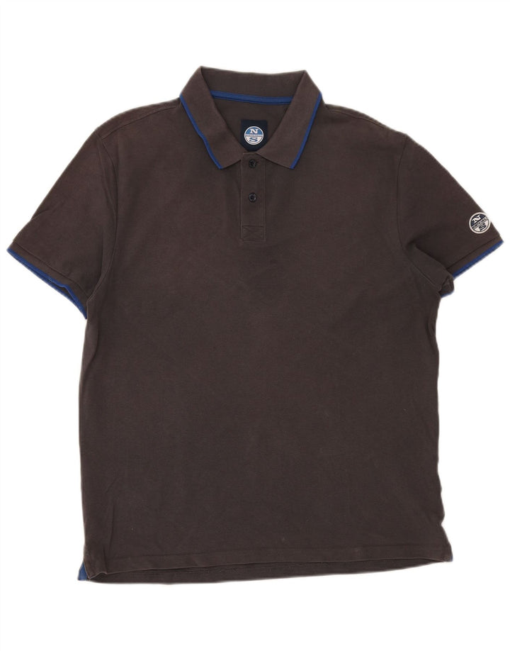 NORTH SAILS Polo para hombre de algodón gris grande