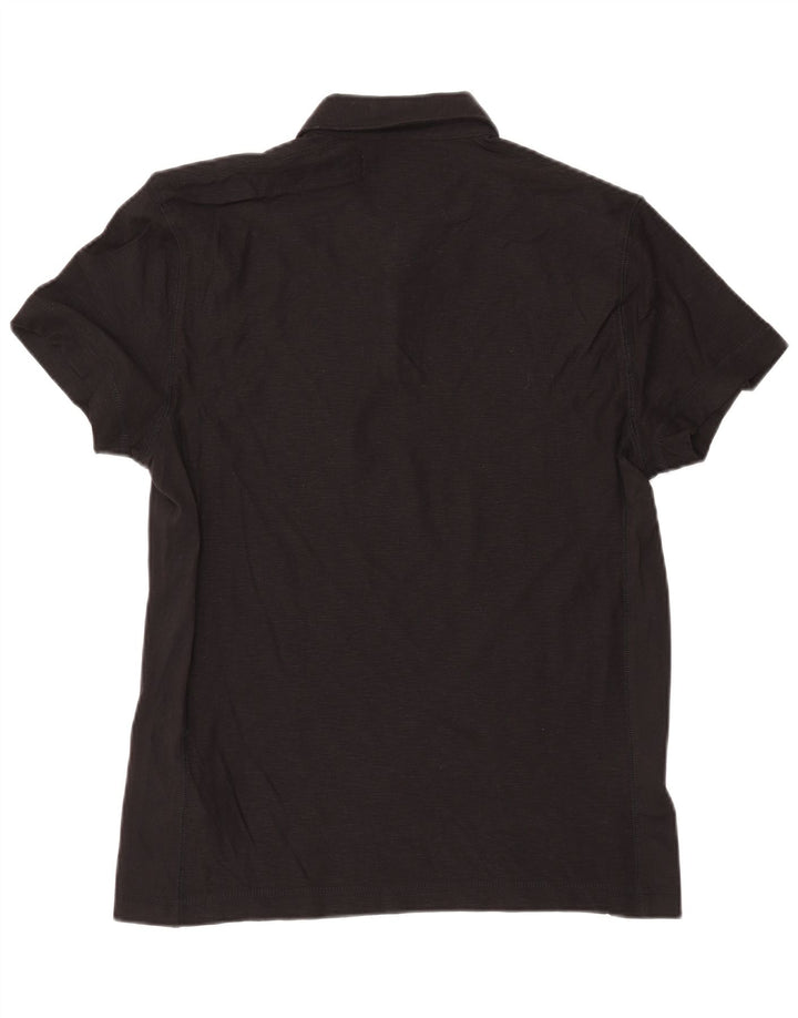 CALVIN KLEIN JEANS Polo gráfico para hombre Algodón negro mediano