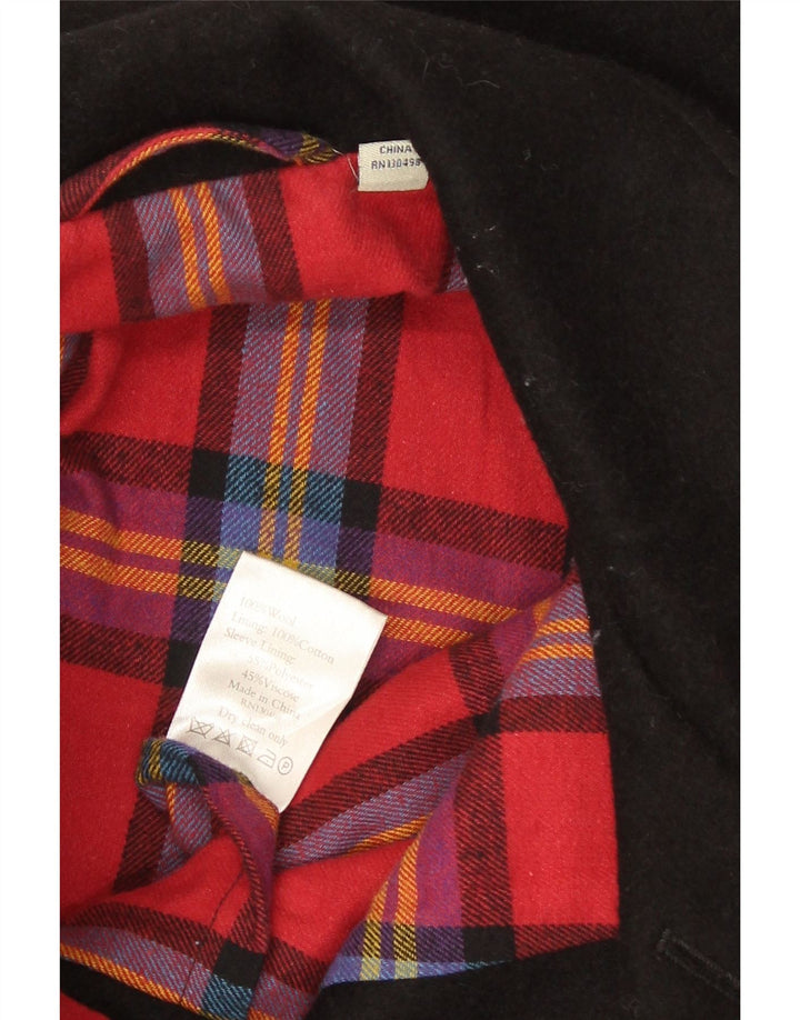 Jack Wills Chaqueta tipo blazer de 3 botones para hombre UK 36 Small Black Wool
