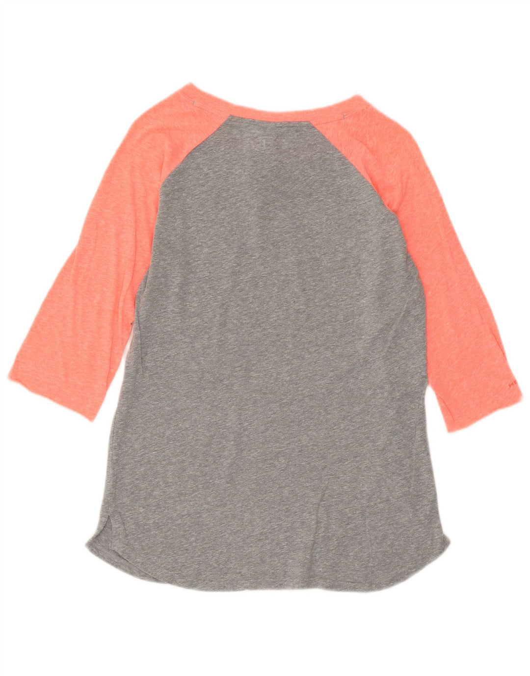 UNDER ARMOUR Camiseta gráfica Heat Gear para mujer, manga 3/4, Reino Unido 12, gris medio