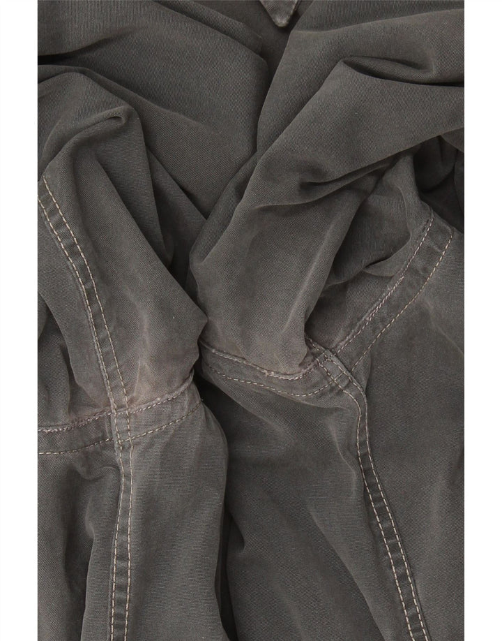 MURPHY & NYE Camisa Marine Heritage para hombre XL Algodón gris