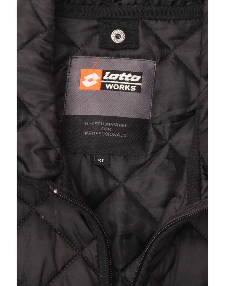 Lotto Chaqueta acolchada para hombre Workwear UK 42 XL Poliamida negra
