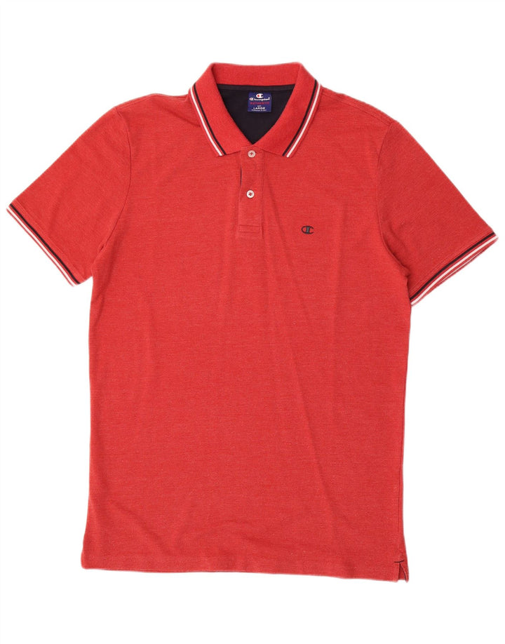Champion Polo Para Hombre Grande Rojo