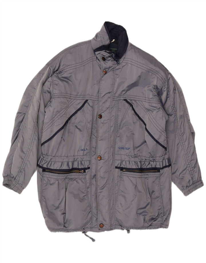 SKILA Chaqueta cortavientos para hombre UK 46 3XL Azul Acrílico