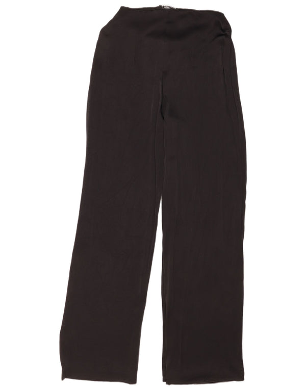 Zara Pantalón Casual Loose Fit Mujer Medium W28 L34 Negro Viscosa
