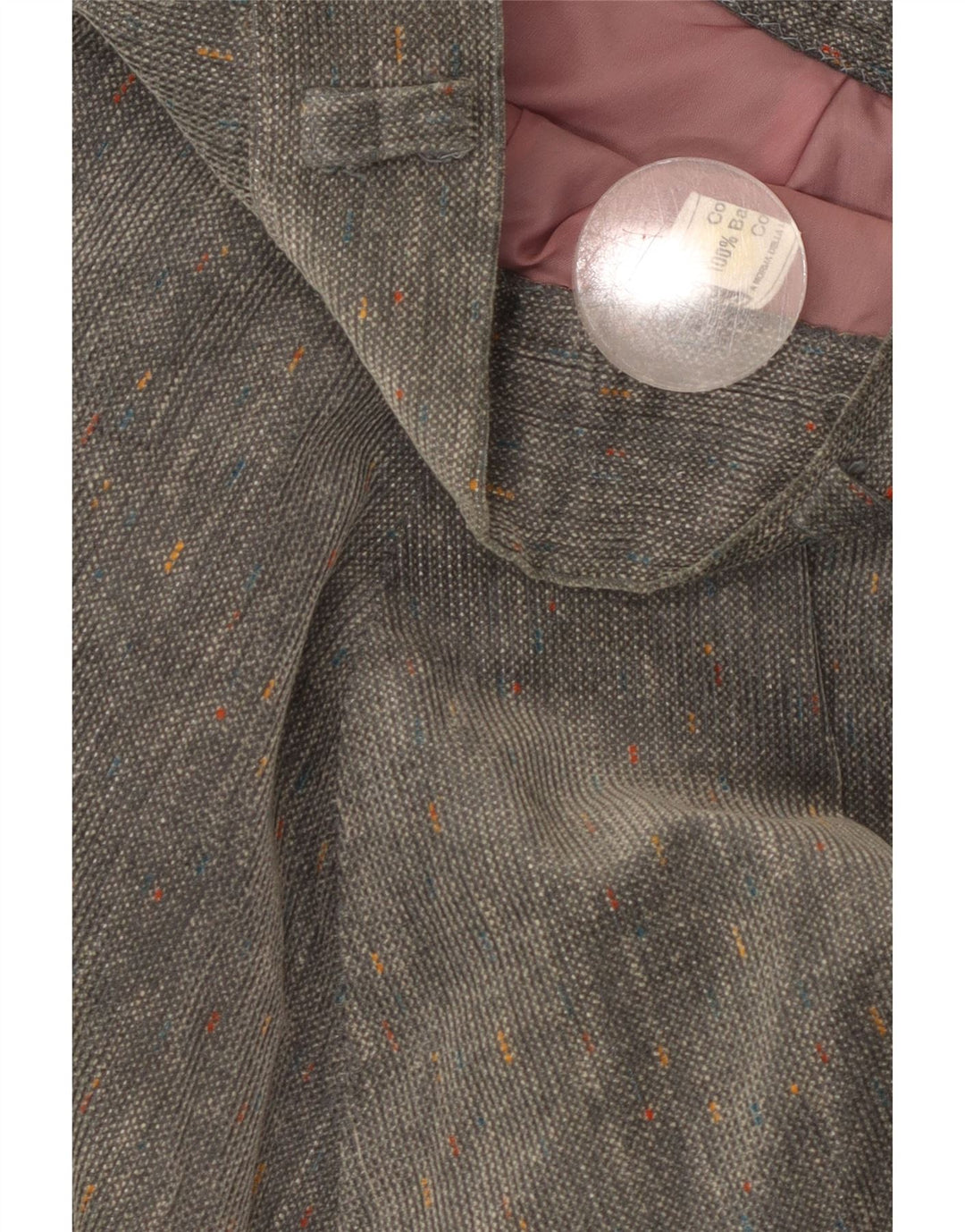 BRUGI Falda acampanada para mujer W28 Algodón moteado gris medio