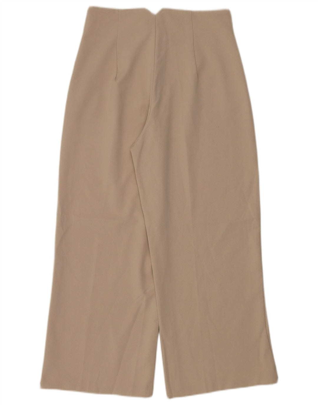 Zara Mujer Pantalones Cortos De Pierna Ancha Mediano W28 L26 Poliéster Beige