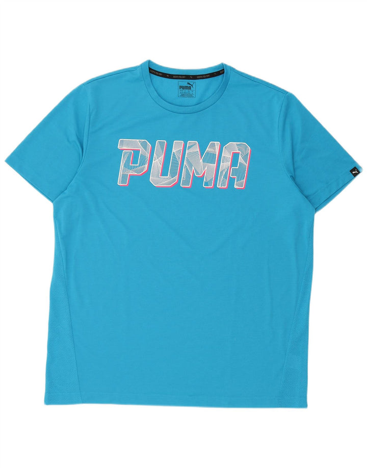 Puma Camiseta gráfica para hombre Top XL Azul
