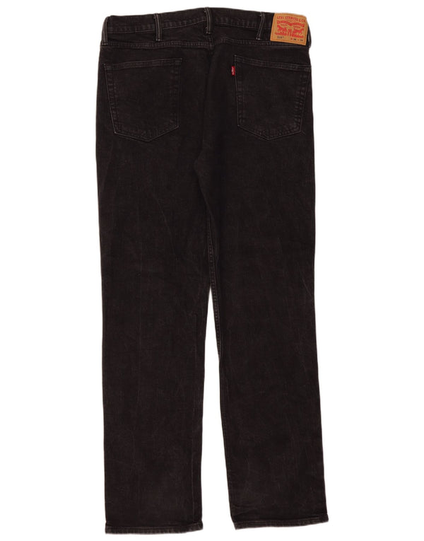 Levi's Vaqueros rectos 514 para hombre W38 L34 Algodón negro