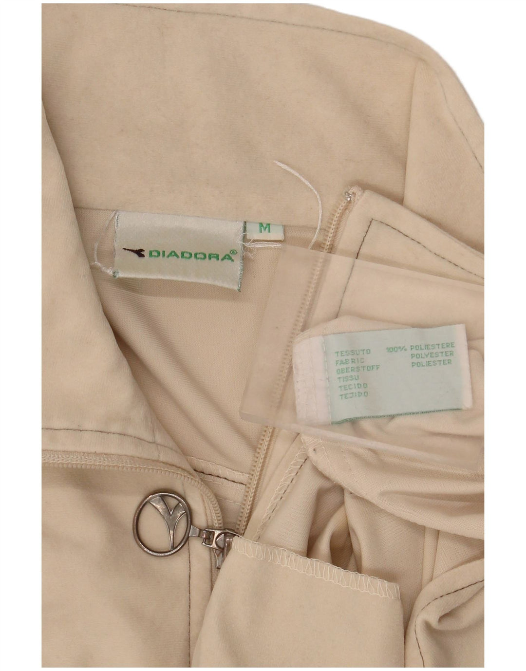 DIADORA Chaqueta Deportiva Hombre Poliéster Beige Medio