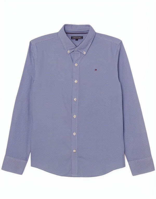 Tommy Hilfiger Camisa Niño 11-12 Años Azul Algodón