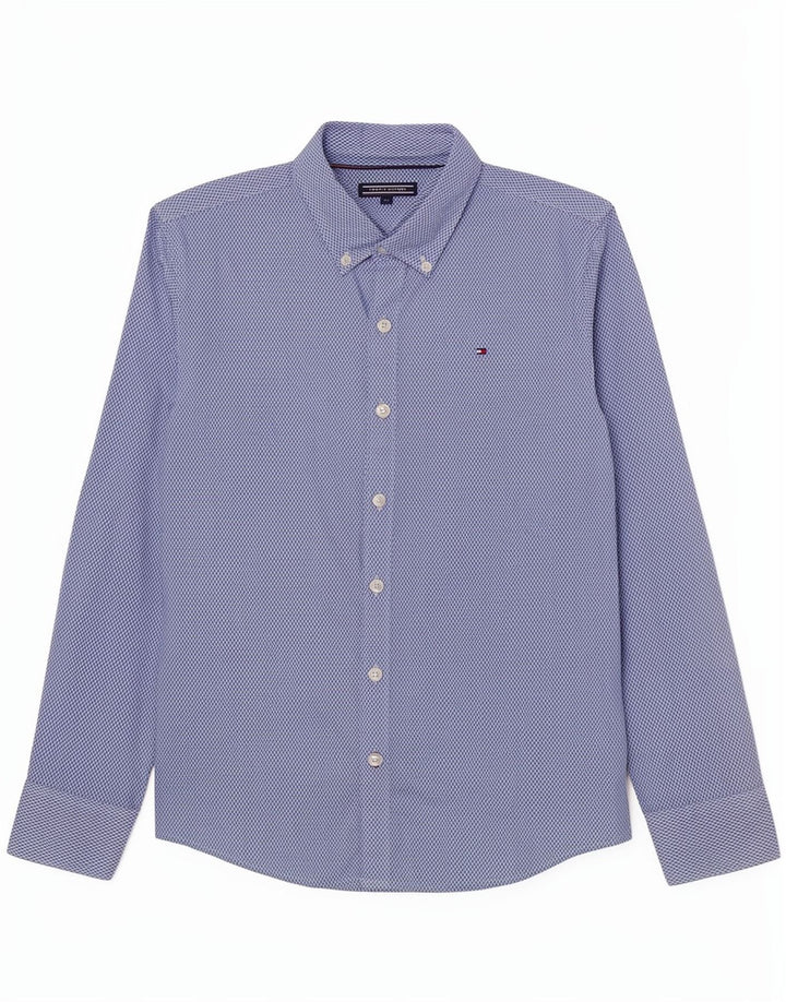 Tommy Hilfiger Camisa Niño 11-12 Años Azul Algodón