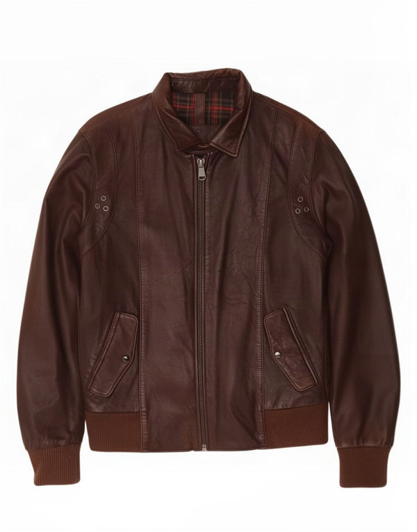 Conbipel Chaqueta De Cuero Hombre IT 48 Marrón Medio