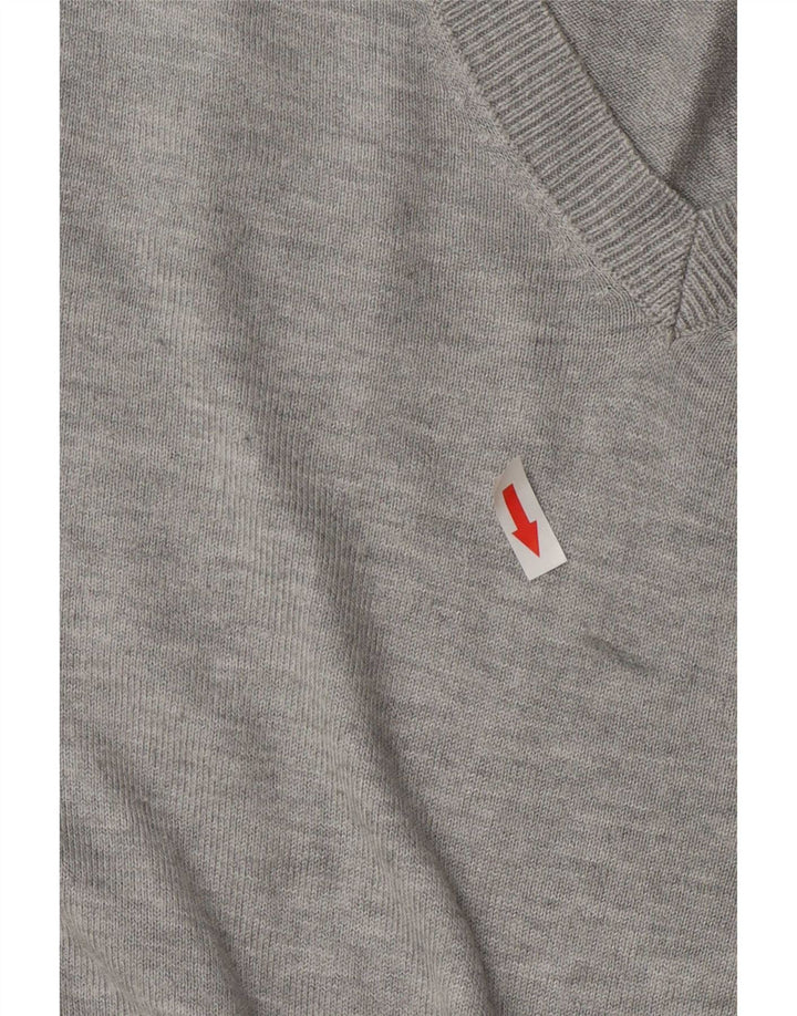Marks & Spencer Jersey extragrande con cuello en V para mujer UK 40 XL Gris