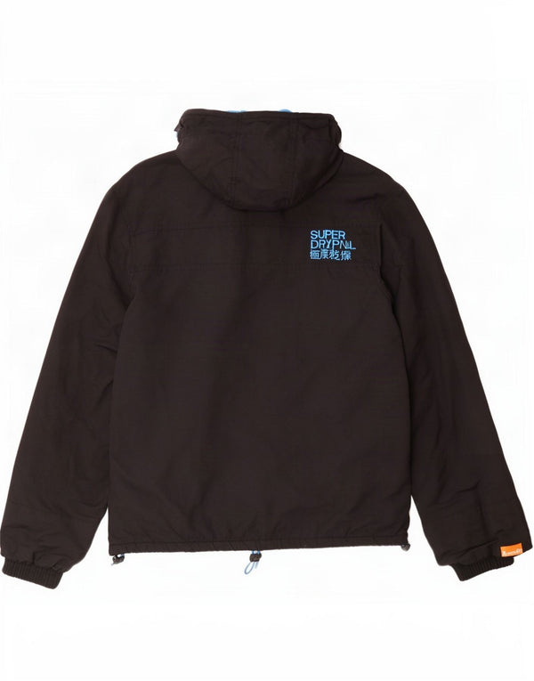 Superdry Chaqueta cortavientos con capucha The Windcheater para hombre UK 38 Medium Black