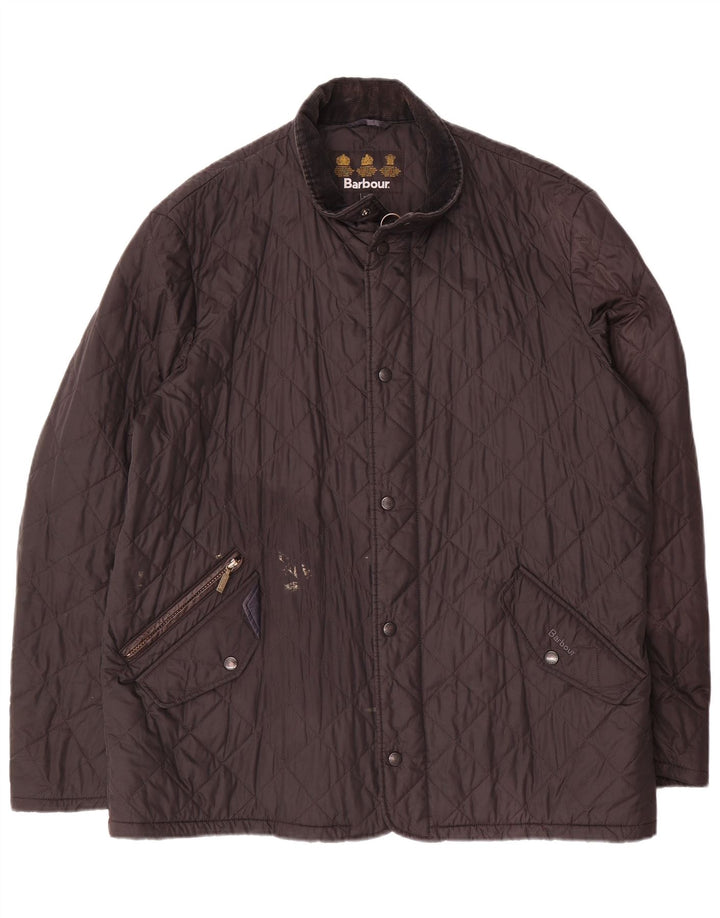 BARBOUR Chaqueta acolchada para hombre ES 42 XL Poliéster negro