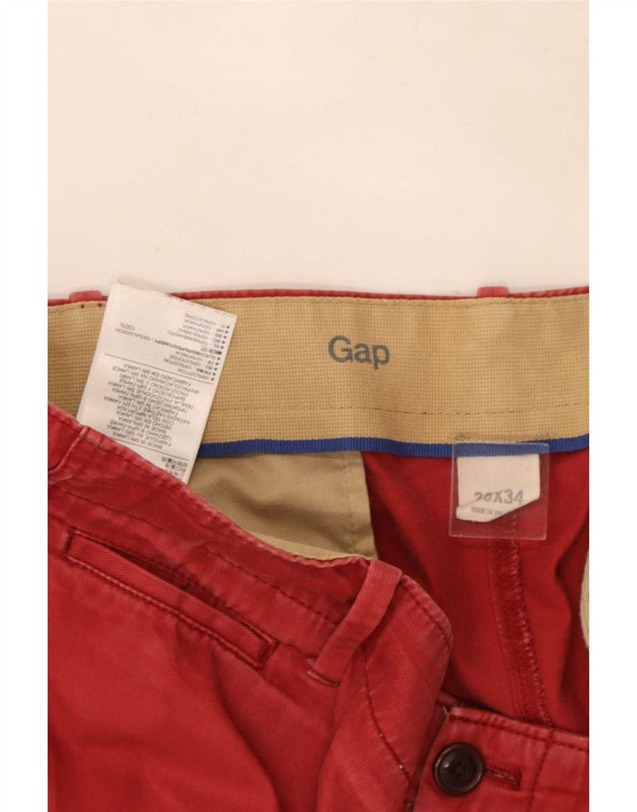 Pantalones chinos ajustados Gap para hombre W36 L34 Algodón rojo