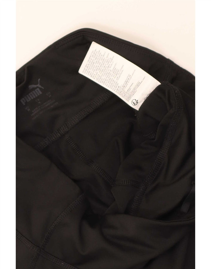 Puma Leggings Capri para Mujer UK 12 Mediano Negro Poliéster
