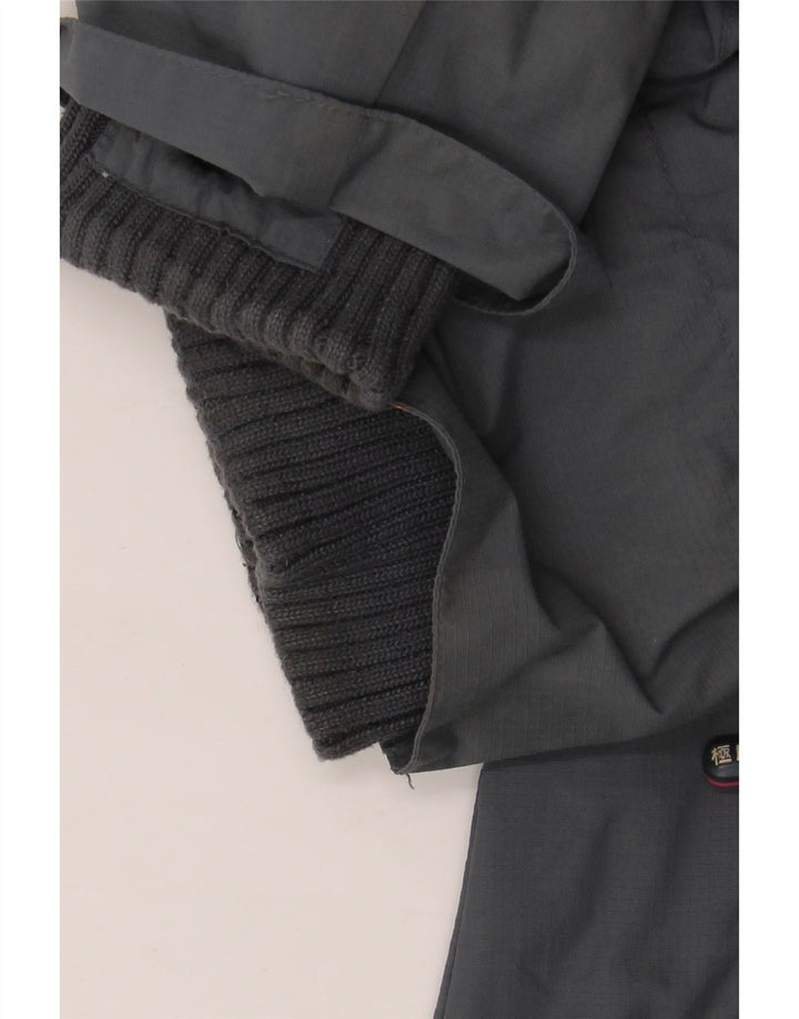 Superdry Chaqueta impermeable Windcheater para mujer UK 42 XL Nylon gris