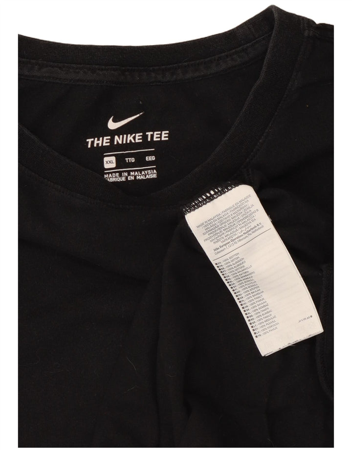 Camiseta Nike Hombre Top 2XL Algodón Negro