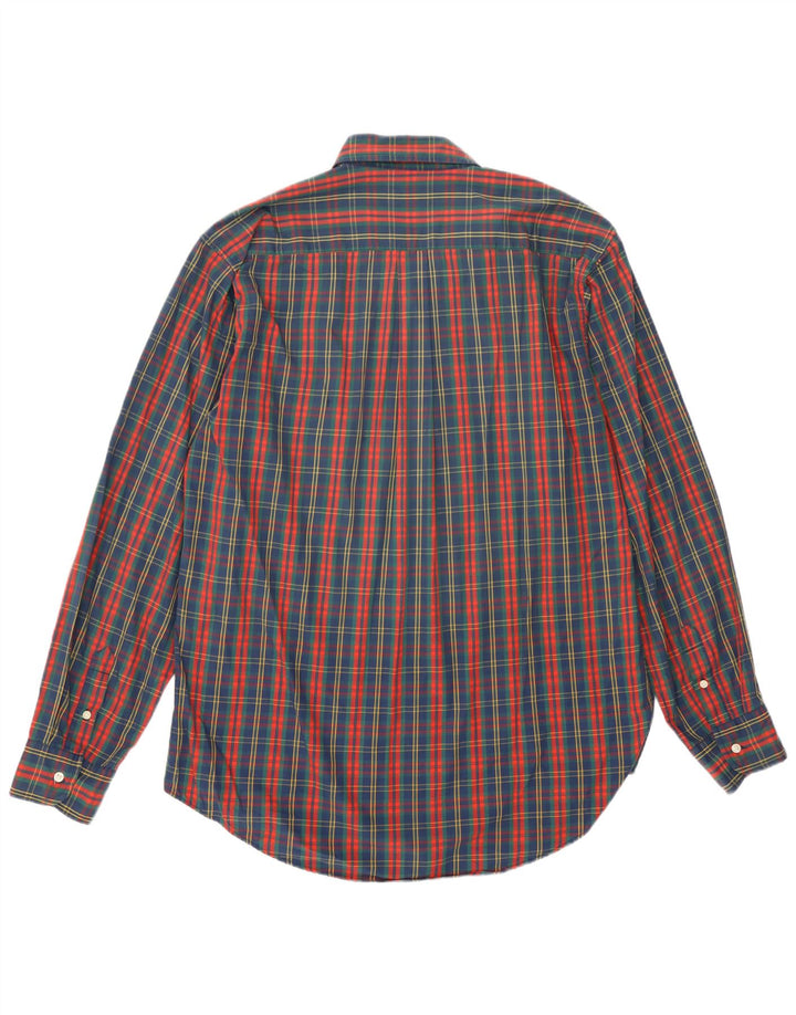 Camisa Hombre Globo Talla 17 43 XL Algodón Cuadros Multicolor