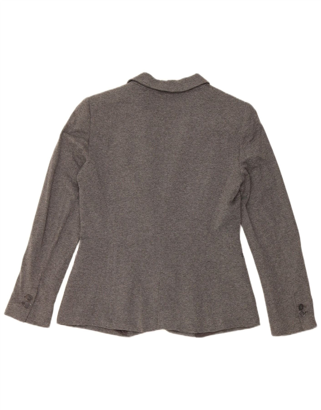 Zara Chaqueta Blazer De 1 Botón para Mujer UK 42 Viscosa Gris Medio