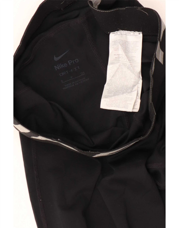 Nike Leggings Dri Fit Graphic para mujer UK 8 Small Poliéster negro