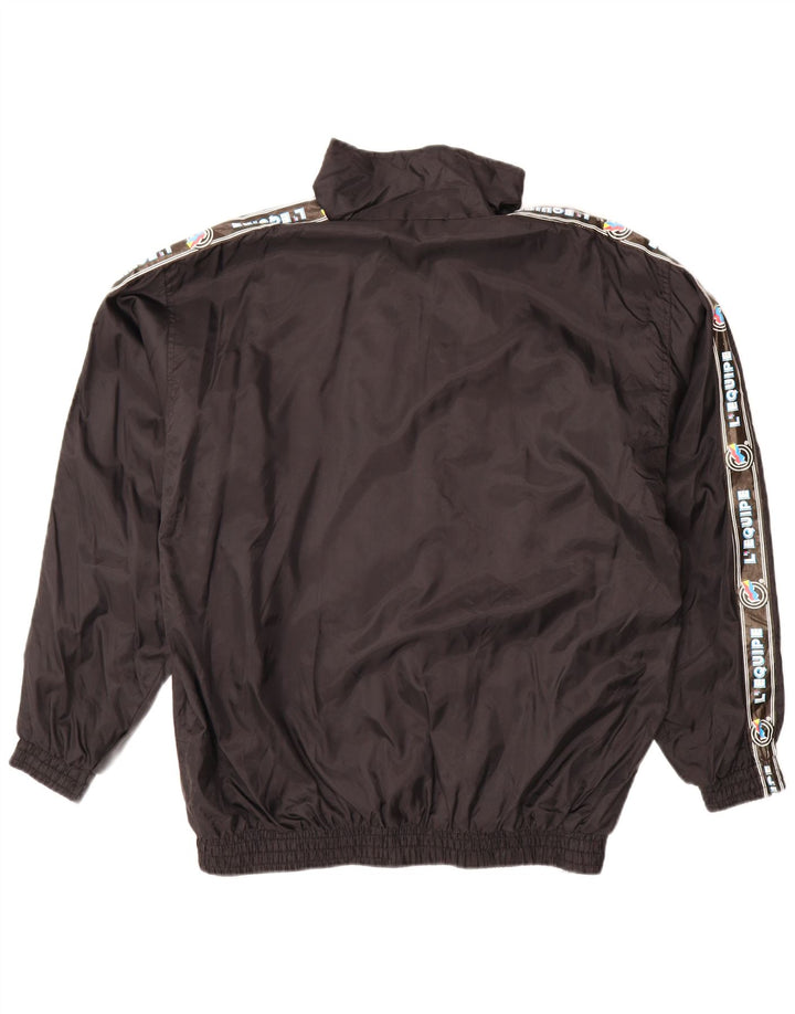 Chaqueta superior de chándal con gráfico para hombre grande