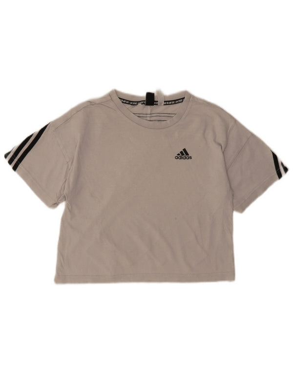 Adidas Camiseta corta para niña 11-12 años Gris