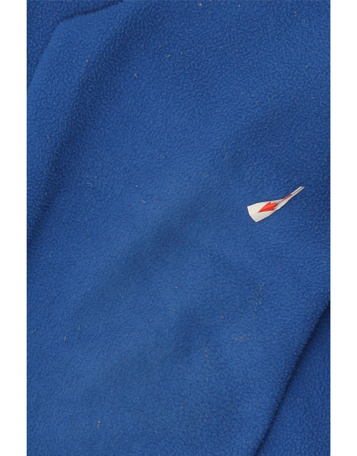 Asics Chaqueta polar para hombre Reino Unido 40 Poliéster azul grande
