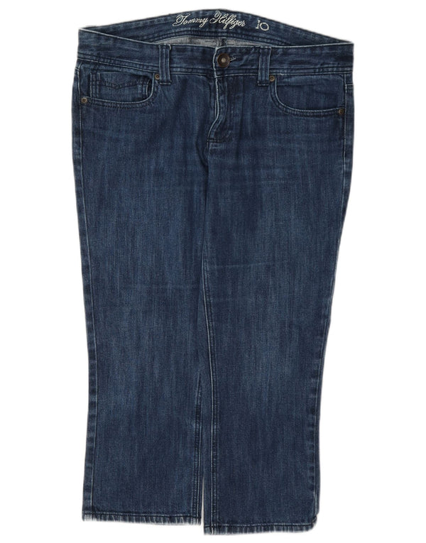 Tommy Hilfiger Jeans Capri para Mujer US 10 Grande W32 L21 Azul