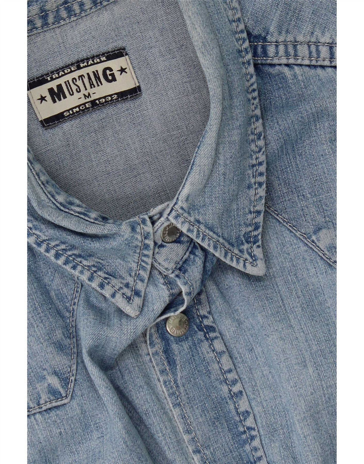 Mustang Vestido Vaquero Sin Mangas para Mujer UK 44 Azul Medio