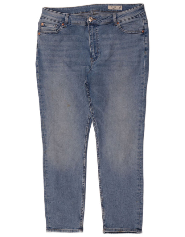 Marks & Spencer Jeans The Lily Slim para Mujer Reino Unido 46 Grande W34 L27 Algodón Azul