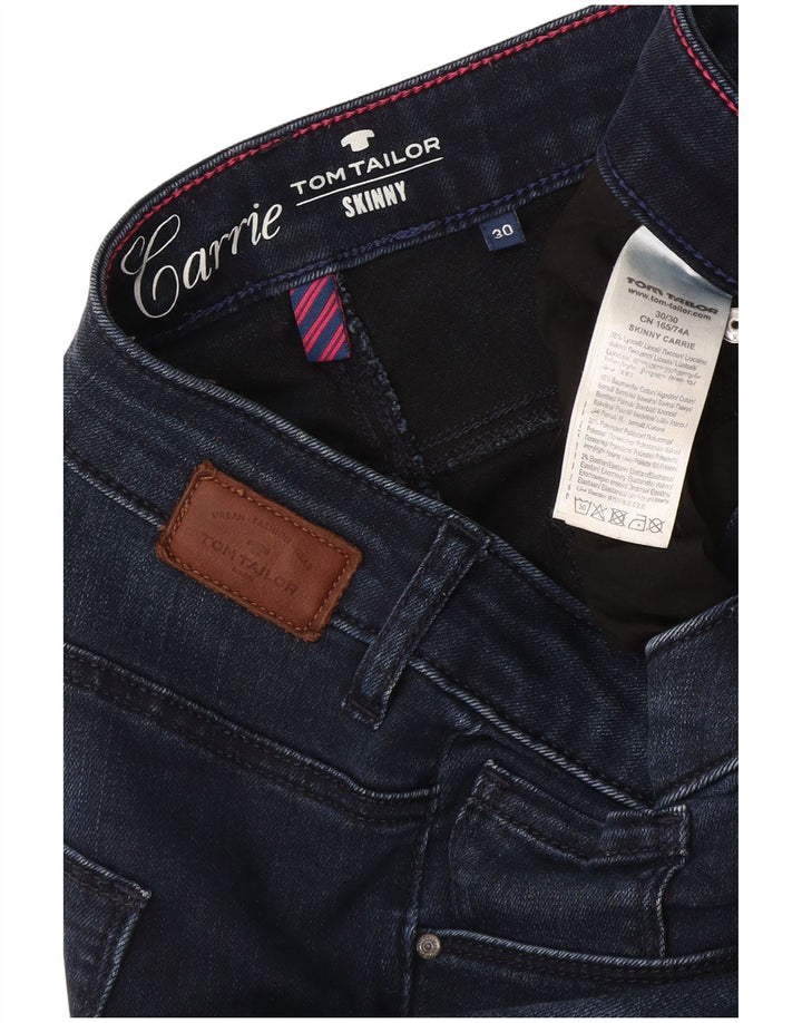 Vaqueros pitillo de mujer Tom Tailor W30 L30 Lyocell azul marino