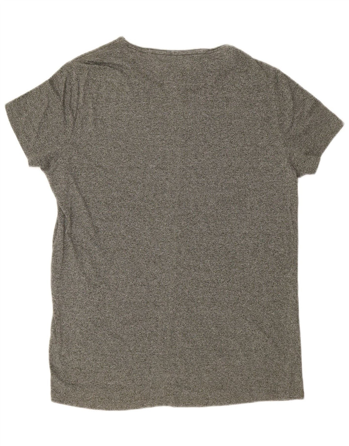 TOMMY HILFIGER Mens T-Shirt Top XL Grey Flecked