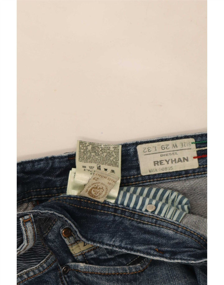 Diesel Hombre Reyhan Bootcut Jeans W29 L32 Algodón Azul Marino