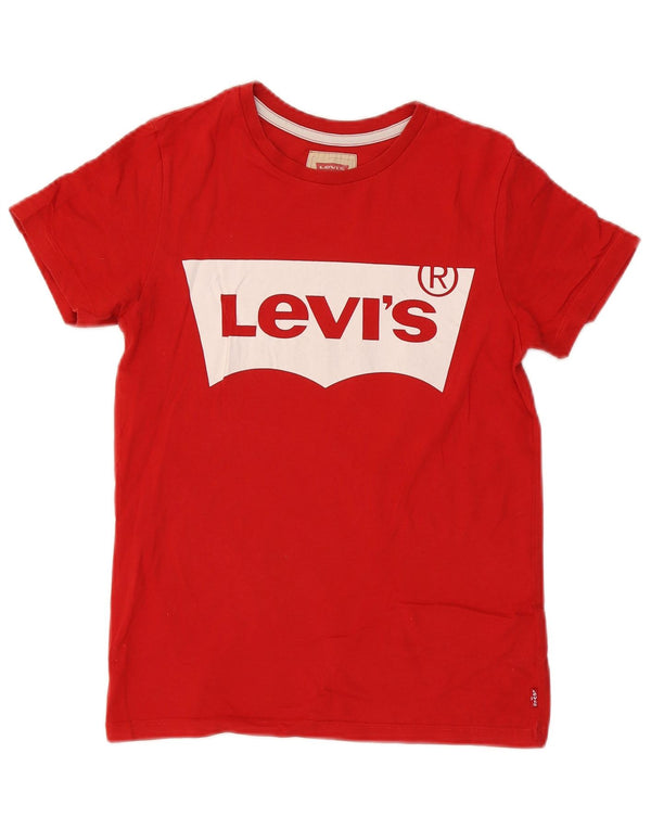 Levi's Camiseta gráfica para niño Top 13-14 años Rojo Algodón