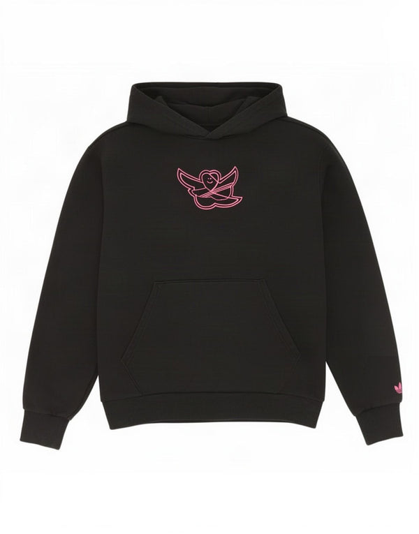 Adidas Hombre Graphic Sudadera con capucha Jumper XL Algodón negro