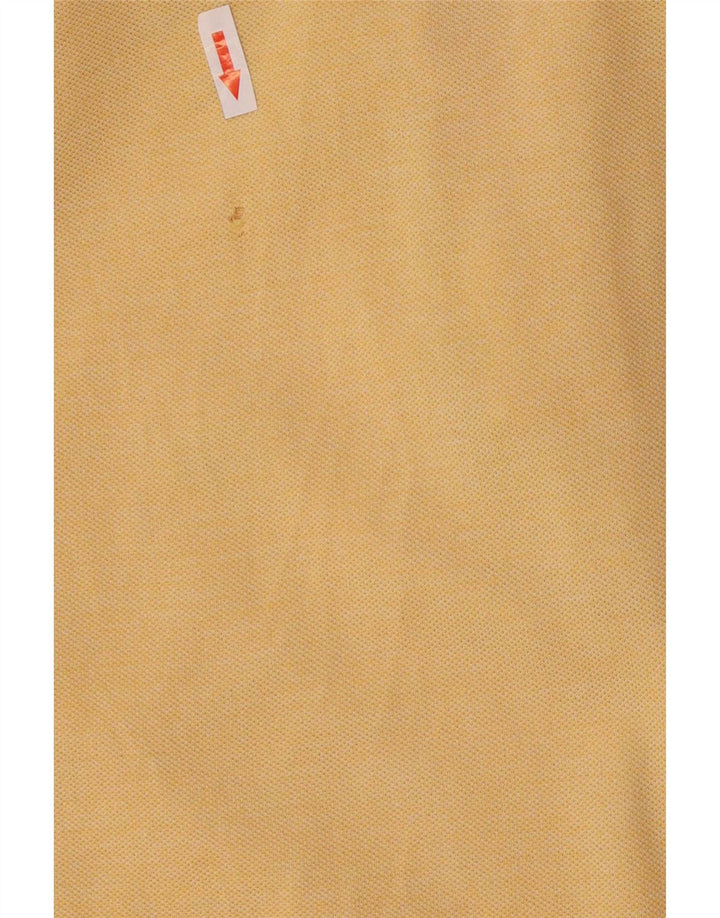 Polo Lacoste para hombre talla 5 grande algodón amarillo