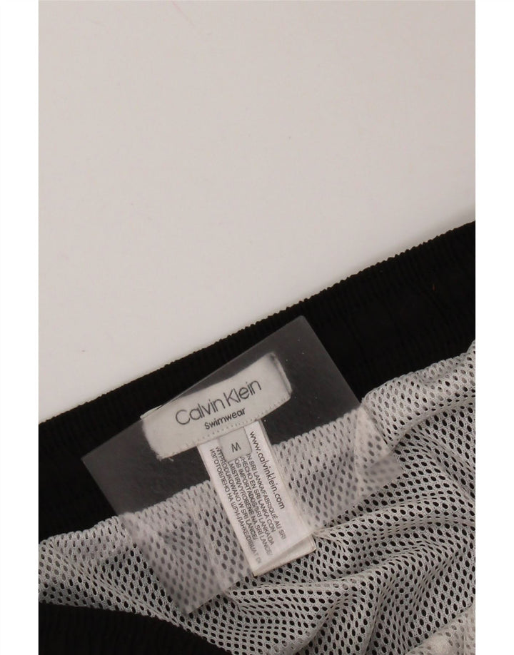 CALVIN KLEIN Bañador gráfico para mujer UK 44 Mediano Negro Poliéster