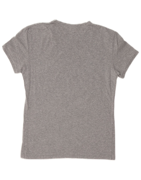 Diadora Camiseta Hombre Top Small Gris Algodón