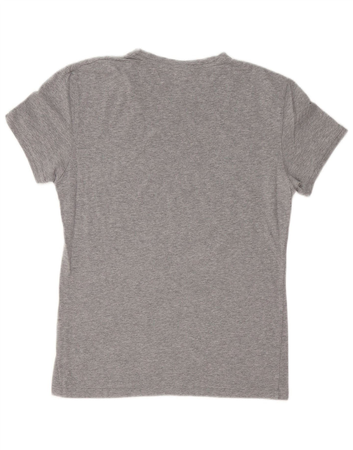 Diadora Camiseta Hombre Top Small Gris Algodón