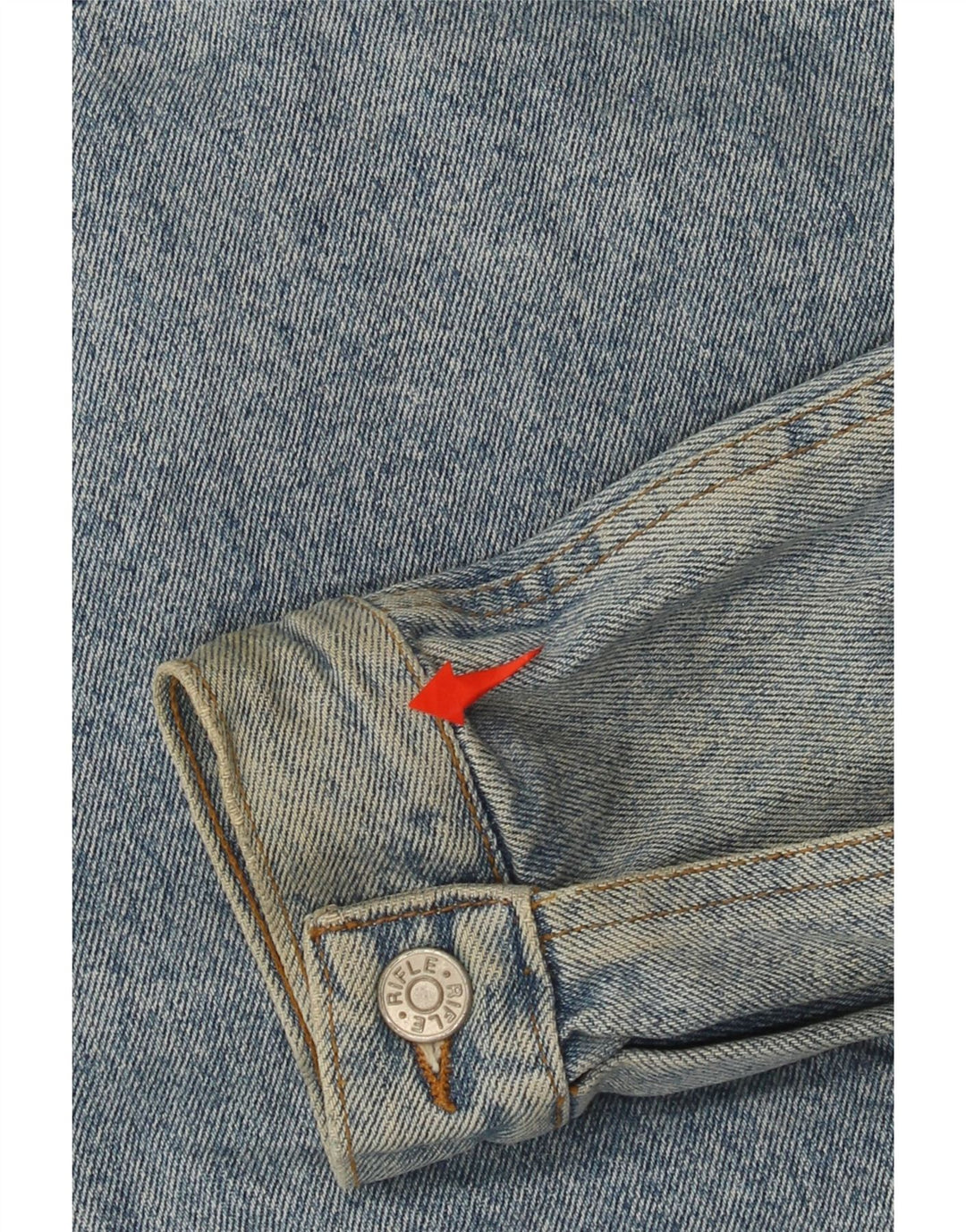 Rifle Chaqueta vaquera para hombre UK 38 Algodón azul medio