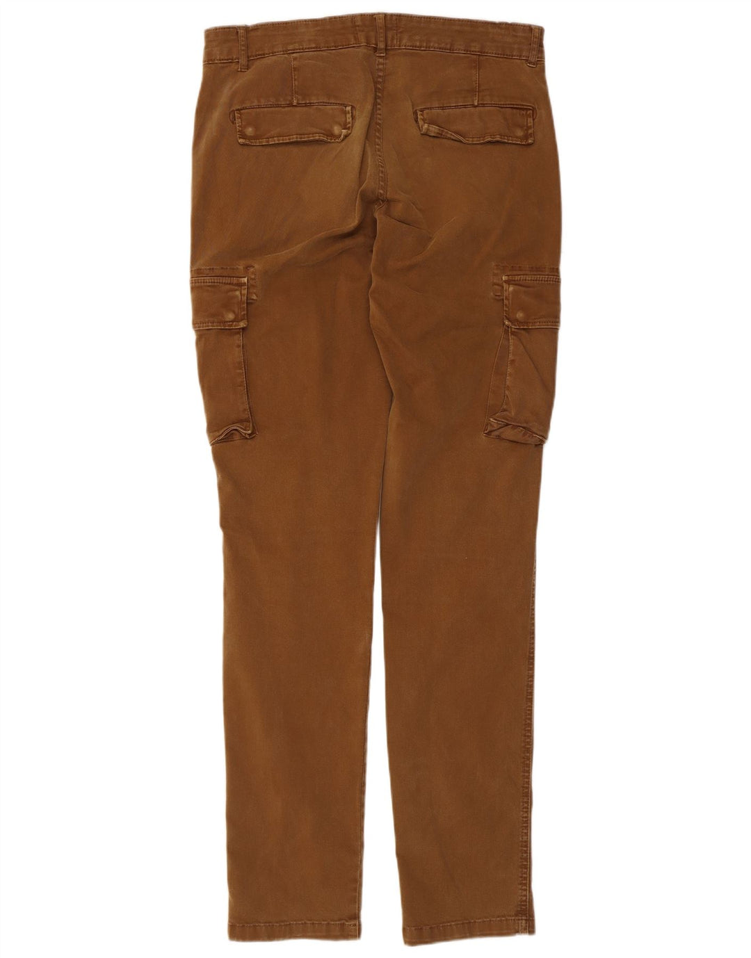 Lyle & Scott Pantalones cargo ajustados para hombre W32 L33 Algodón marrón