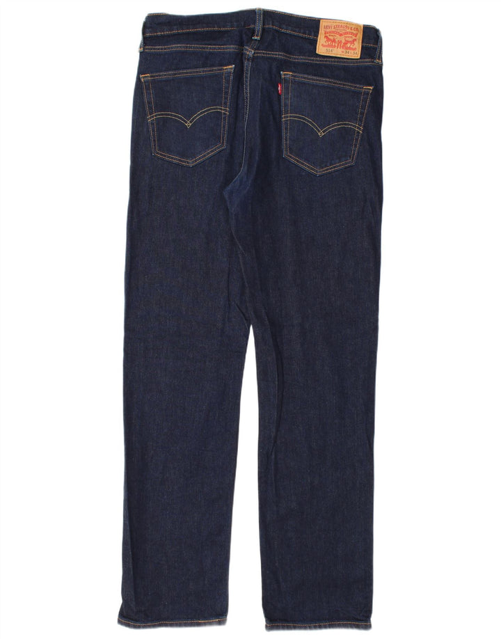 Levi's Jeans rectos 514 para hombre W34 L34 Algodón azul marino