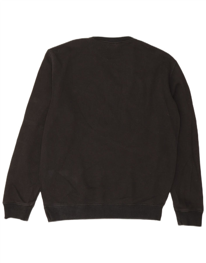 CHAMPION Sudadera gráfica para hombre Jumper Large Black Cotton