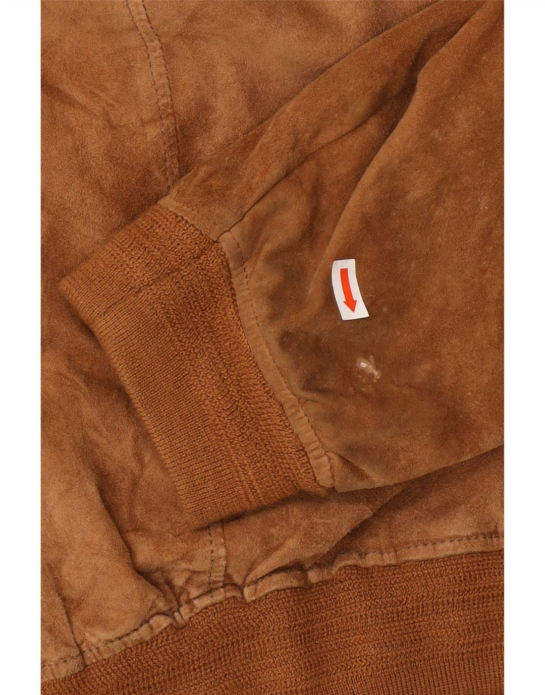 Vintage hombres ante bomber chaqueta Reino Unido 40 marrón grande
