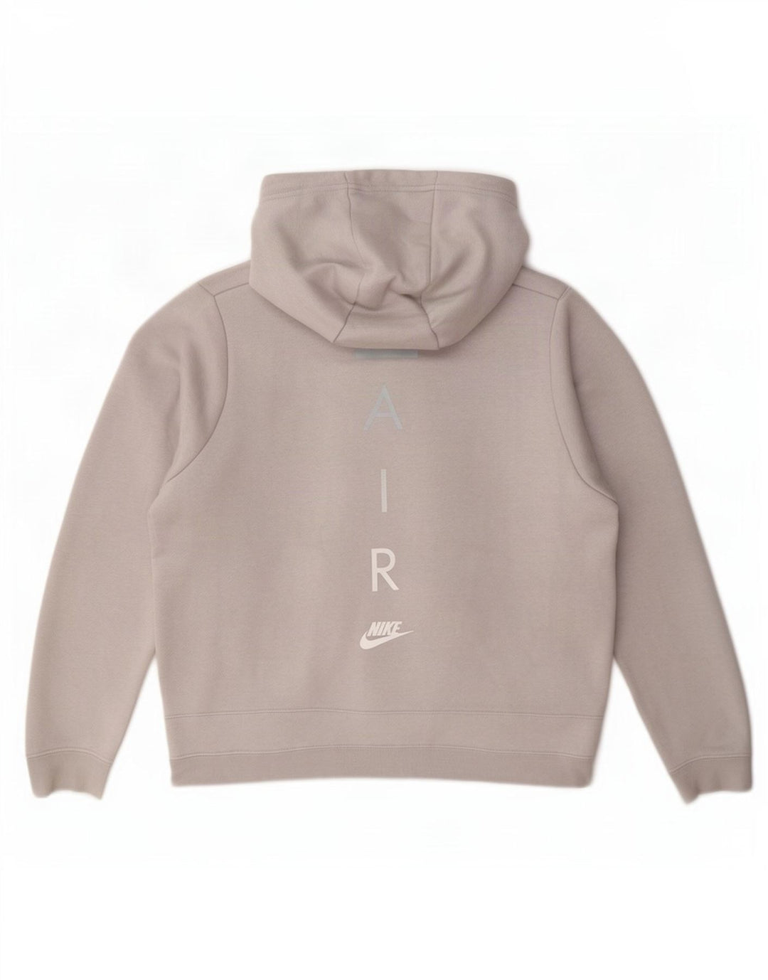 Nike - Sudadera con capucha y cremallera gráfica para mujer, talla 40, color gris medio