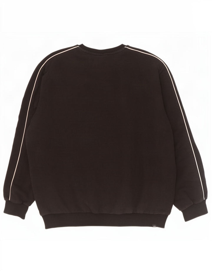 Puma Sudadera Gráfica para Hombre Jersey Grande De Algodón Negro