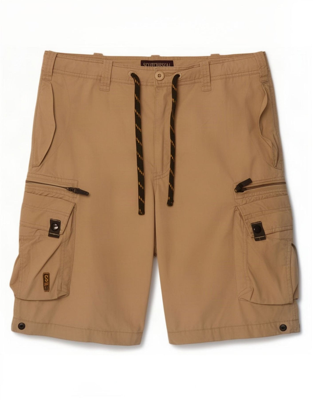 Pantalones cortos tipo cargo Scotch & Soda para hombre medianos W32 Nylon beige
